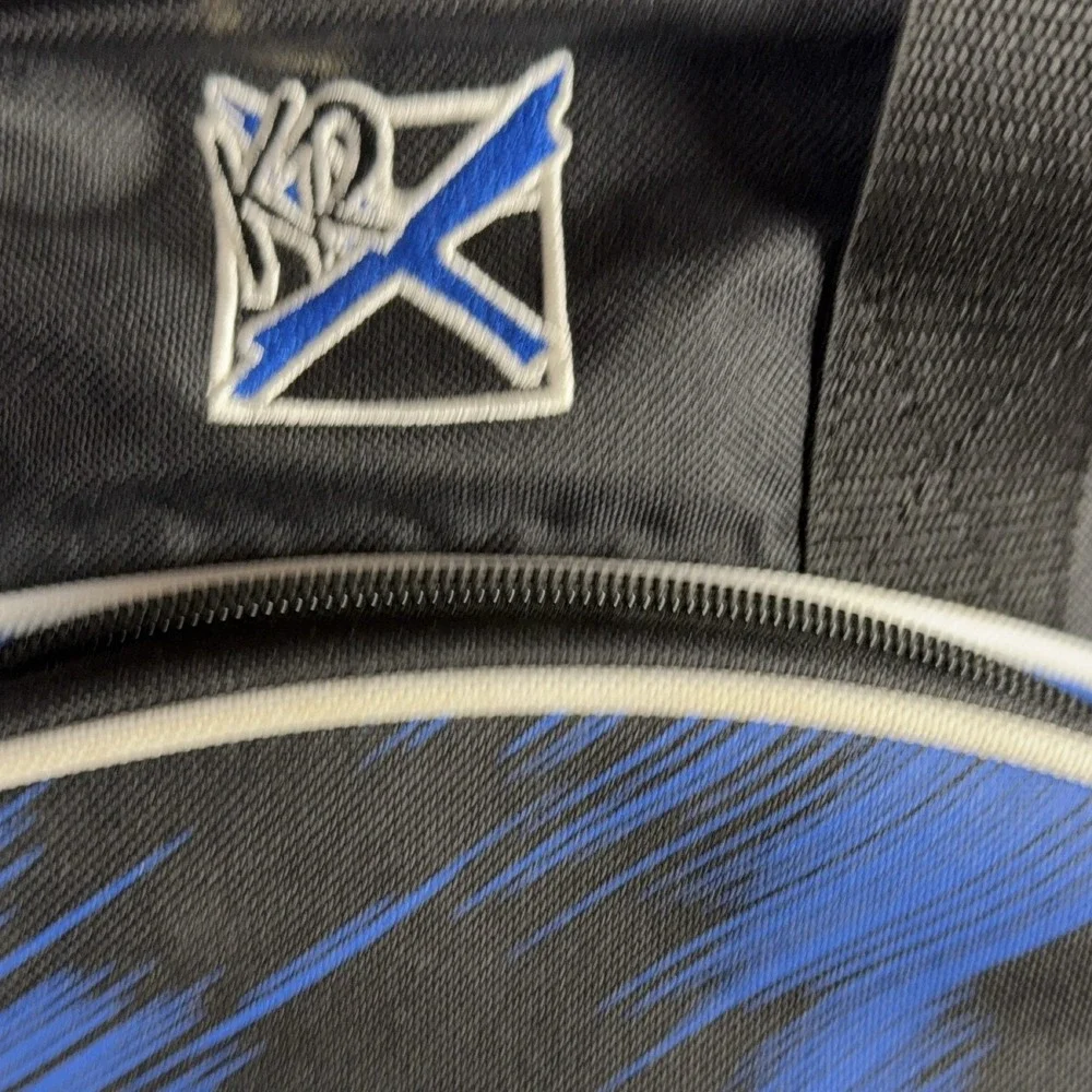 KR Strikeforce Flexx Single Bowling Bag Black Blue White 1 Ball Nylon